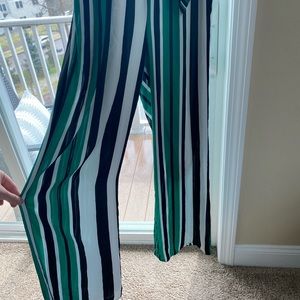 Express Striped Jumpsuit